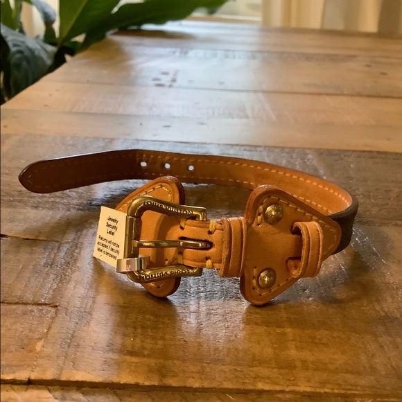 🚫 SOLD |  Louis Vuitton Theda leather bracelet - Picture 2 of 8